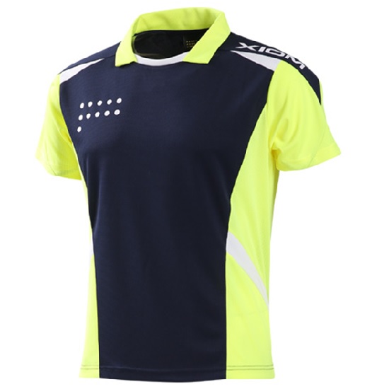 XIOM Paul Shirt Navy / Lime - Small - Click Image to Close